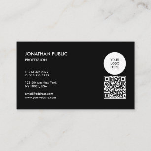Laden Sie Ihren Logo benutzerdefinierten QR-Code S Visitenkarte