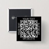 Laden Sie Ihren QR-Code auf moderne Website hoch o Button (Vorne & Hinten)