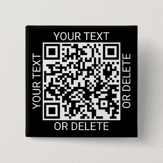 Laden Sie Ihren QR-Code auf moderne Website hoch o Button (Vorderseite)