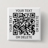 Laden Sie Ihren QR-Code hoch Einfache Website oder Button (Vorderseite)