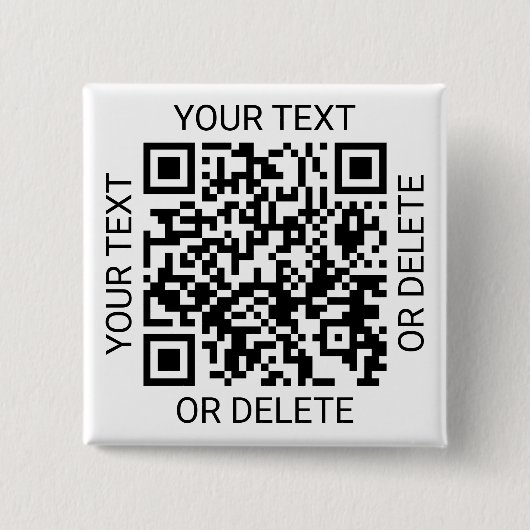 Laden Sie Ihren QR-Code hoch Einfache Website oder Button (Vorderseite)
