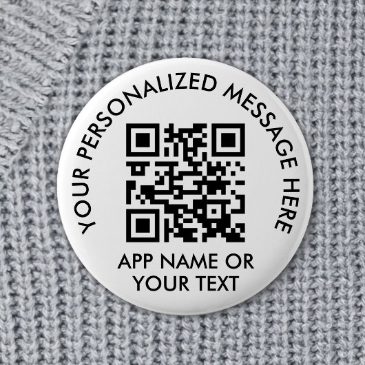 Laden Sie Ihren QR-Code hoch Einfache Zahlungs-App Button