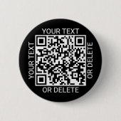 Laden Sie Ihren QR-Code hoch Moderne Website oder Button (Vorderseite)