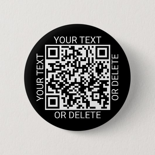 Laden Sie Ihren QR-Code hoch Moderne Website oder Button (Vorderseite)