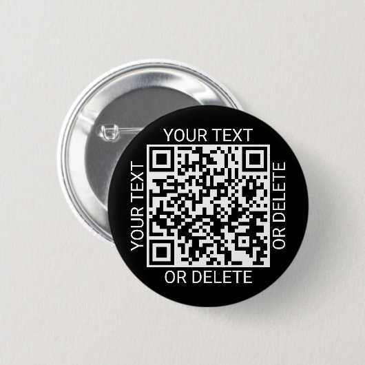Laden Sie Ihren QR-Code hoch Moderne Website oder Button (Vorne & Hinten)