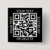 Laden Sie Ihren QR Code Moderne Website hoch oder Button (Vorderseite)