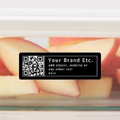 Laden Sie Ihren QR-Code oder Ihr Logo hoch | Editi Etiketten (Befestigt)