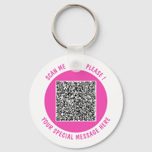 Laden Sie Ihren QR-Code-Schlüsselanhänger-Geschenk Schlüsselanhänger