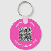 Laden Sie Ihren QR-Code-Schlüsselanhänger mit indi Schlüsselanhänger (Rückseite)