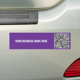 Laden Sie Ihren QR-Code-Text-Geschäfts-Aufkleber h Autoaufkleber