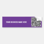 Laden Sie Ihren QR-Code-Text-Geschäfts-Aufkleber h Autoaufkleber (Vorne)