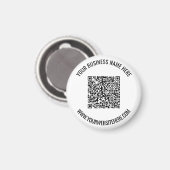 Laden Sie Ihren QR-Code und benutzerdefinierten Te Magnet (Vorderseite/Rückseite)