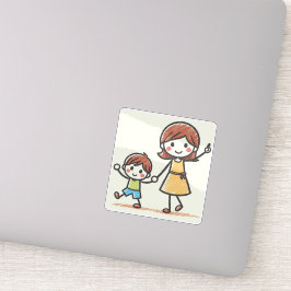 Laden Sie Kidds Personalisiertes Geschenk für Elte Aufkleber