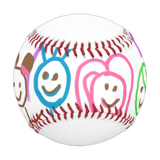 Laden Sie Kinder hoch, in denen Kids-Artwork Gezei Baseball (Rückseite)