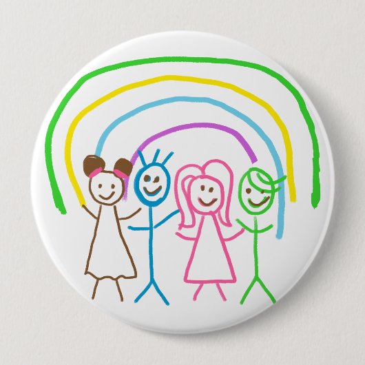 Laden Sie Kinder hoch, in denen Kids-Artwork Gezei Button (Vorderseite)