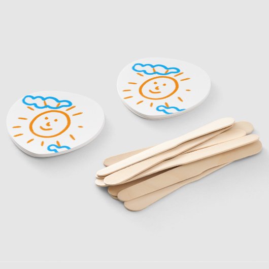 Laden Sie Kinder hoch, in denen Kids-Artwork Gezei Fächer (Non-assembled)