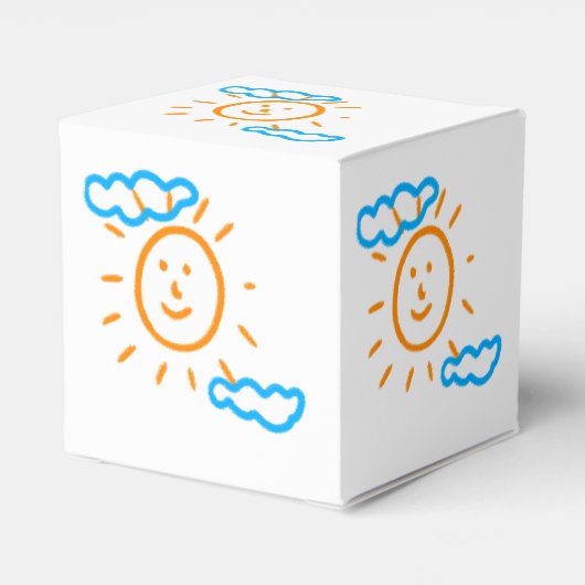 Laden Sie Kinder hoch, in denen Kids-Artwork Gezei Geschenkschachtel (Rückseite)