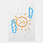 Laden Sie Kinder hoch, in denen Kids-Artwork Gezei Geschirrtuch (Vertikal)