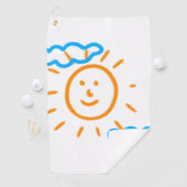 Laden Sie Kinder hoch, in denen Kids-Artwork Gezei Golfhandtuch (Insitu)