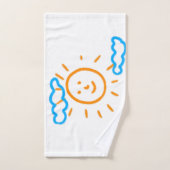 Laden Sie Kinder hoch, in denen Kids-Artwork Gezei Handtuch (Handtuch)