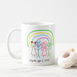 Laden Sie Kinder hoch, in denen Kids-Artwork Gezei Kaffeetasse