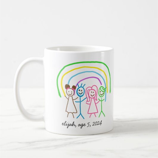 Laden Sie Kinder hoch, in denen Kids-Artwork Gezei Kaffeetasse (Links)