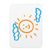 Laden Sie Kinder hoch, in denen Kids-Artwork Gezei Magnet (Vertikal)