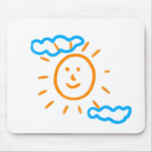 Laden Sie Kinder hoch, in denen Kids-Artwork Gezei Mousepad (Vorne)