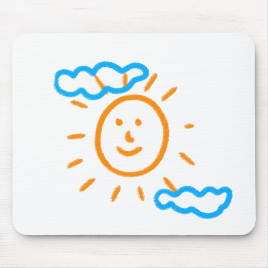 Laden Sie Kinder hoch, in denen Kids-Artwork Gezei Mousepad (Vorne)