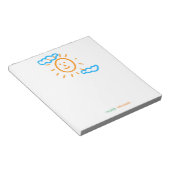 Laden Sie Kinder hoch, in denen Kids-Artwork Gezei Notizblock (angewinkelt)