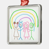 Laden Sie Kinder hoch, in denen Kids-Artwork Gezei Ornament Aus Metall (Links)