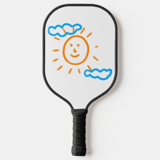 Laden Sie Kinder hoch, in denen Kids-Artwork Gezei Pickleball Schläger (Rückseite)