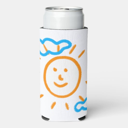 Laden Sie Kinder hoch, in denen Kids-Artwork Gezei Selters Dosenkühler (Seltzer Rückseite)