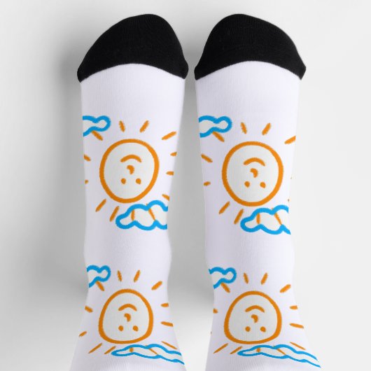 Laden Sie Kinder hoch, in denen Kids-Artwork Gezei Socken (Oben)