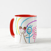 Laden Sie Kinder hoch, in denen Kids-Artwork Gezei Tasse (Vorderseite Links)