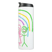 Laden Sie Kinder hoch, in denen Kids-Artwork Gezei Thermosbecher (Nach rechts gedreht)