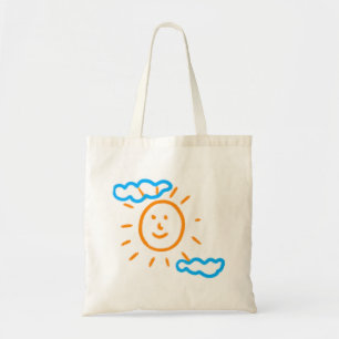 Laden Sie Kinder hoch, in denen Kids-Artwork Gezei Tragetasche