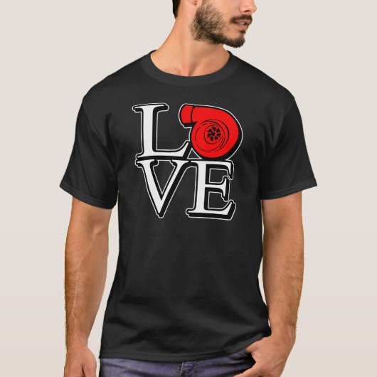 Laden Sie Liebe auf T-Shirt (Vorderseite)