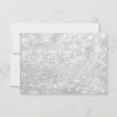 Laden Sie - Lit silbernes Glit Fab Ms.Mrs. Einladung (Rückseite)