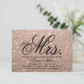 Laden Sie - Rosen-GoldGlit Fab zukünftige Frau Einladung (Stehend Vorderseite)