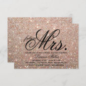 Laden Sie - Rosen-GoldGlit Fab zukünftige Frau Einladung (Vorne/Hinten)