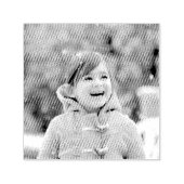 Laden Sie Selfie hoch und erstellen Sie ein benutz Permastempel (Design)