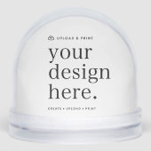 Laden Sie sich das Design-Upload-Tool herunter Schneekugeln (Vorderseite)