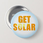 Laden Sie sich den Knopf Solarenergie für umweltfr Button (Vorne & Hinten)