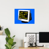 Laden Sie sich ein lebendiges Poster-Spaß herunter Poster (Heimbüro)
