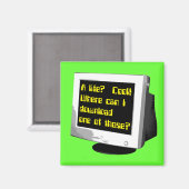 Laden Sie sich einen Life Funny Magnet Computer-Sp (Vorderseite/Rückseite)