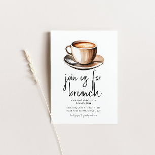 Laden Sie Sie zu unserem Brunchparty-Einladungsvor Einladung