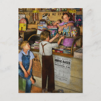 Laden - Süßigkeiten für uns beide 1940 Postkarte