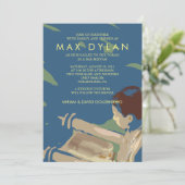 LADEN TORAH Bar Mitzvah Einladung2 Einladung (Stehend Vorderseite)