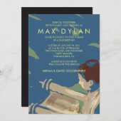 LADEN TORAH Bar Mitzvah Einladung2 Einladung (Vorne/Hinten)